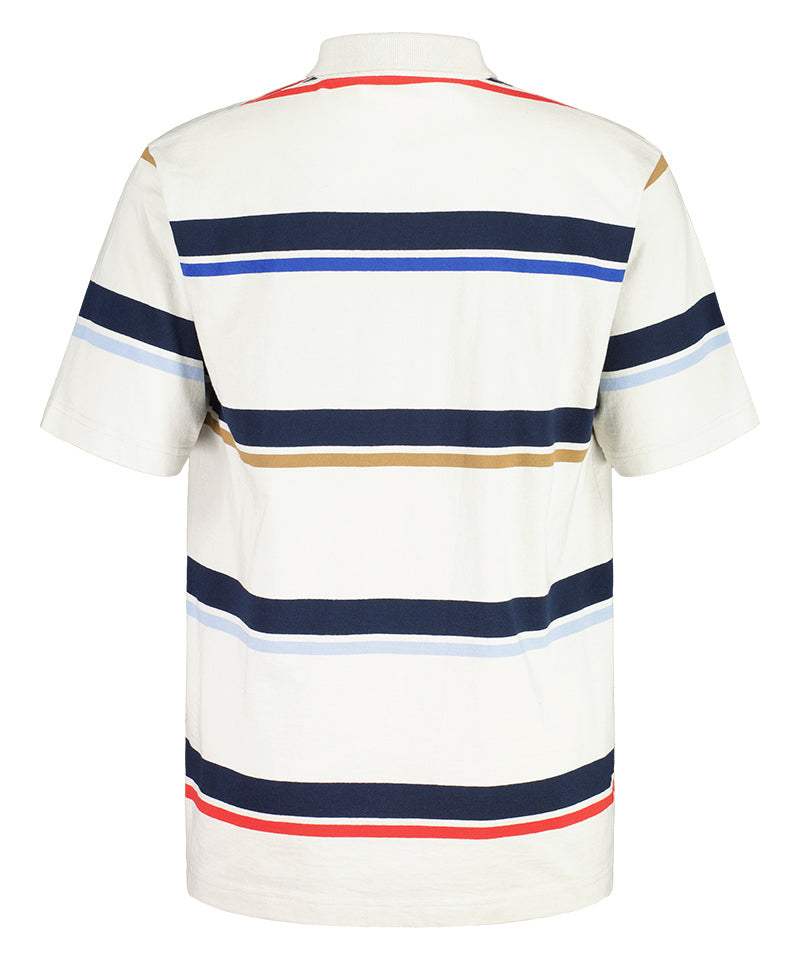 Maloja SchaanM. - Baumwoll Polo-Shirt SO24-night sky stripe