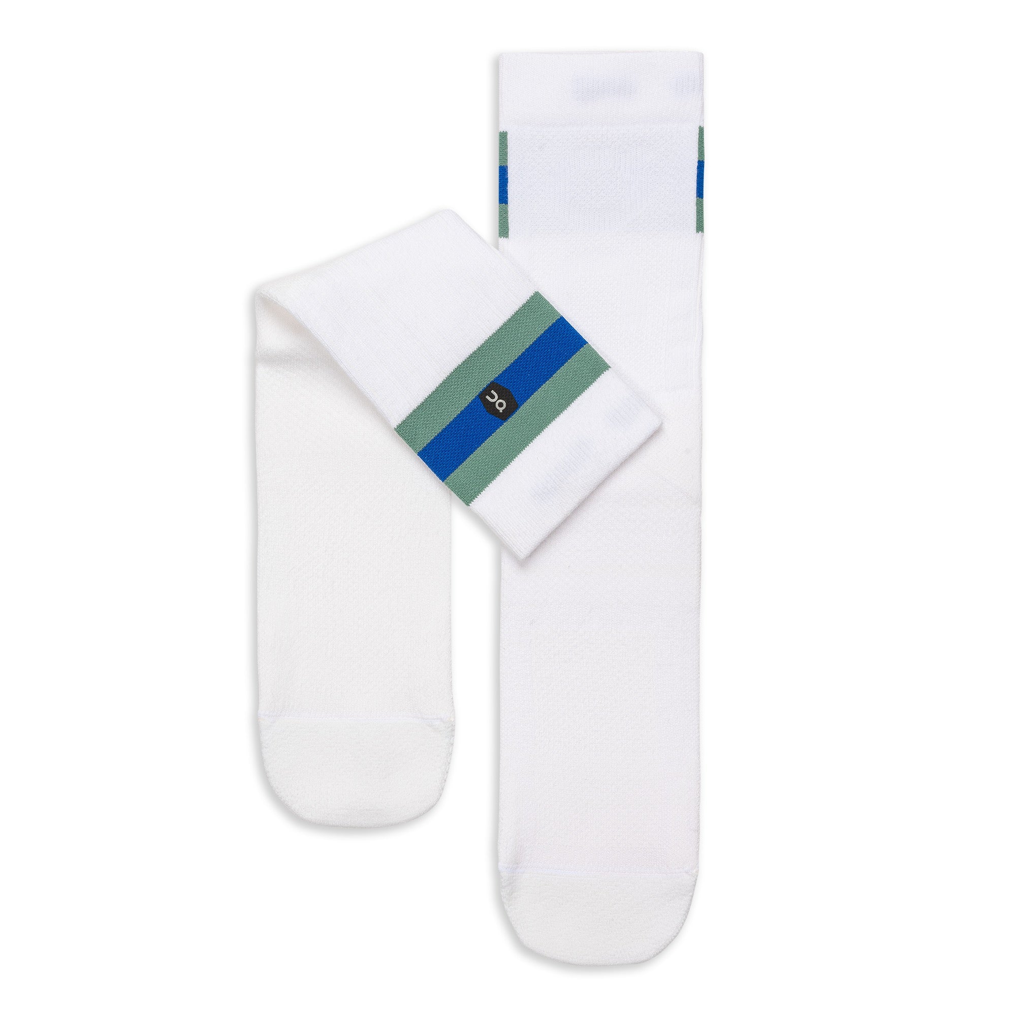 On Tennis Sock 1 white-green
