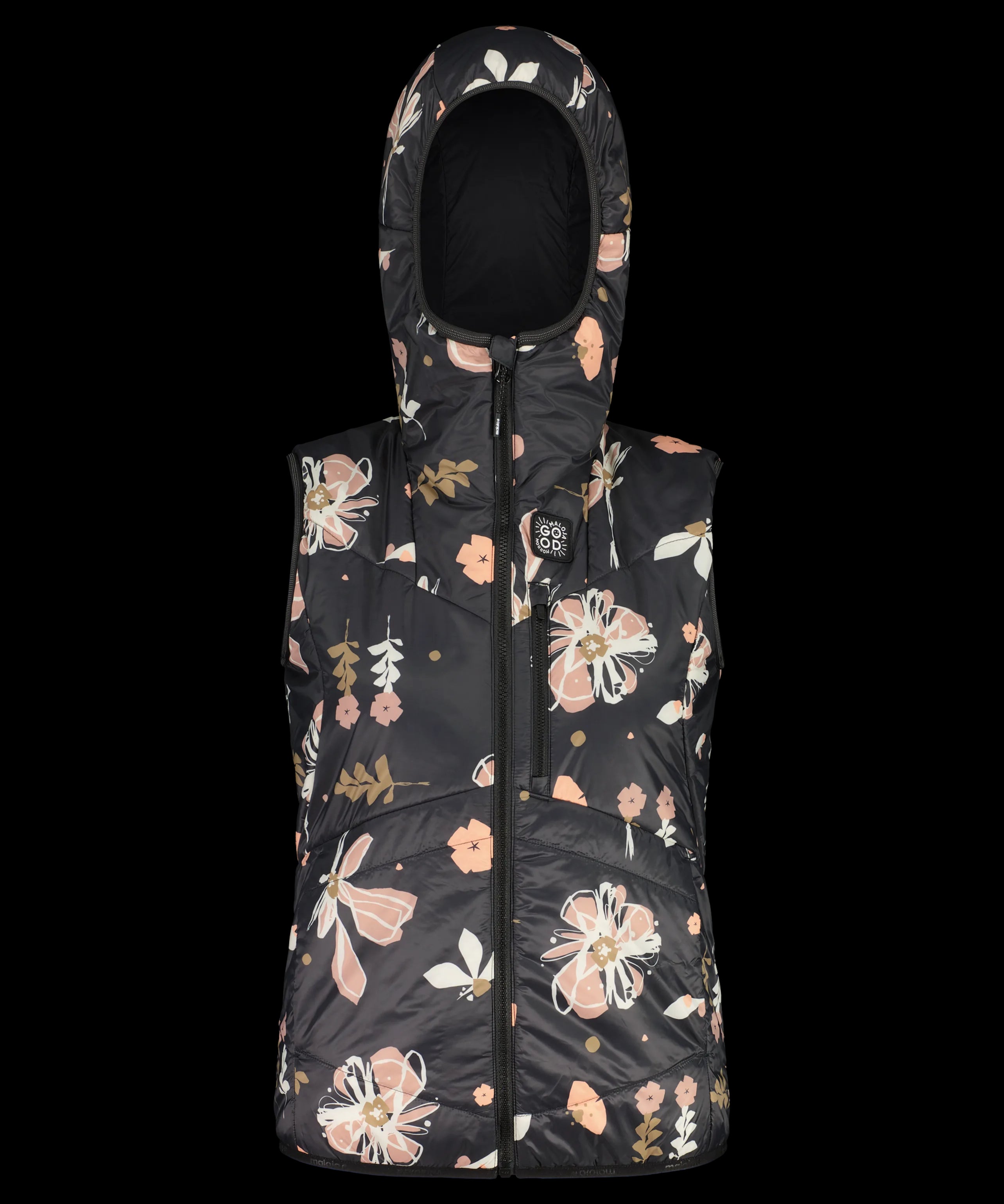 Maloja ZinkenM. gefütterte Multisport Weste wmn WI25 - deep black flora