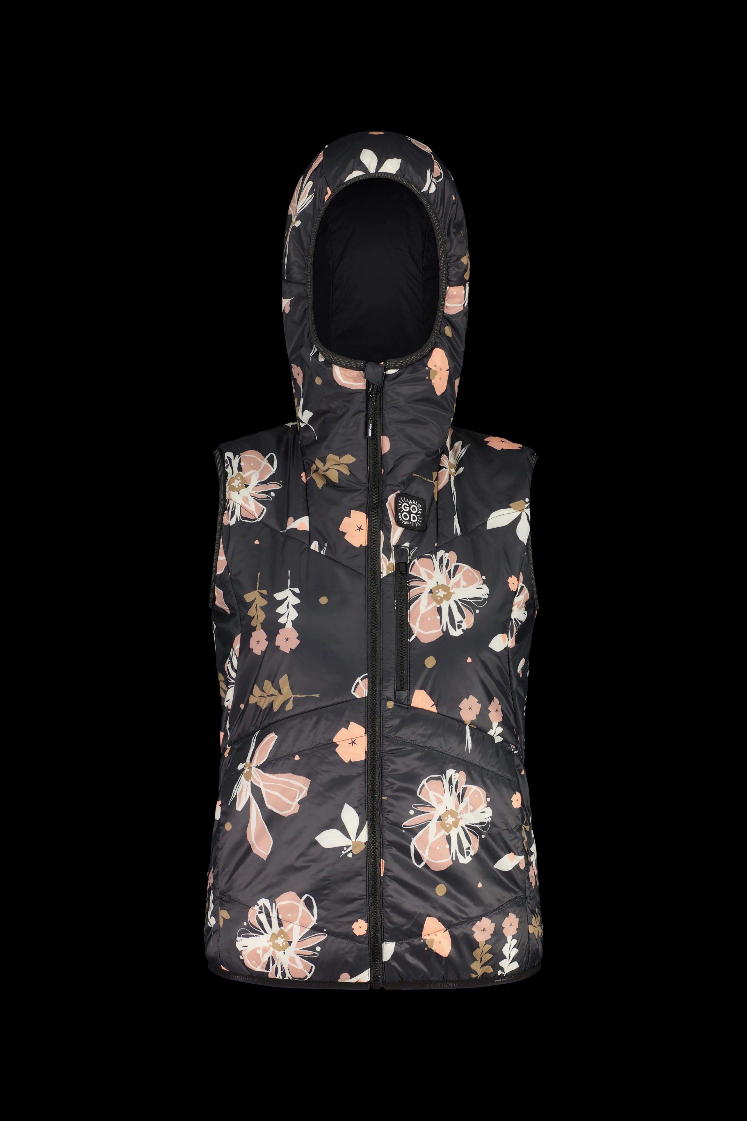 Maloja ZinkenM. gefütterte Multisport Weste wmn WI25 - deep black flora