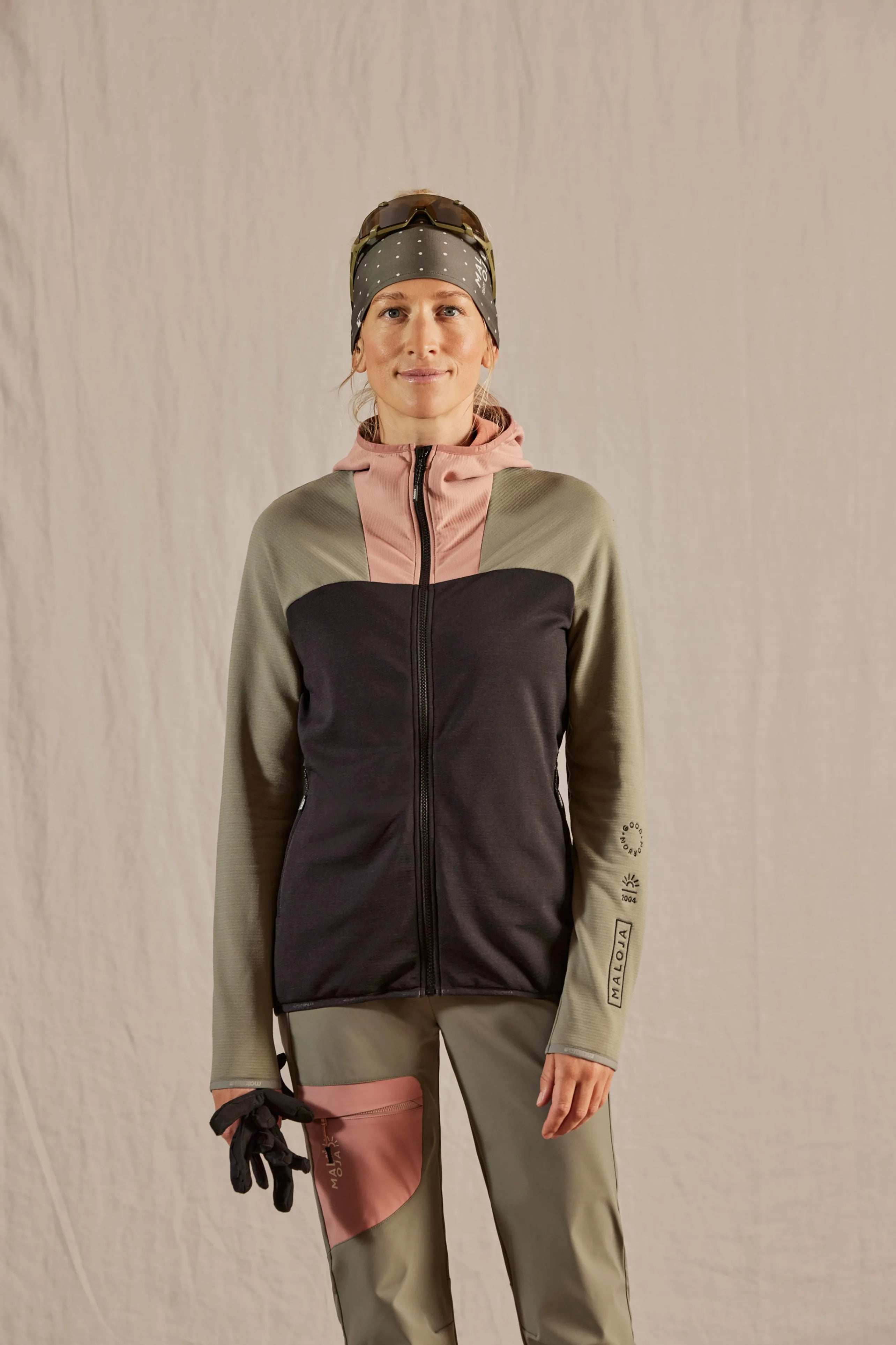 Maloja SunflowerM. Mountain Fleece Jacket WI25 wmn - deep black multi