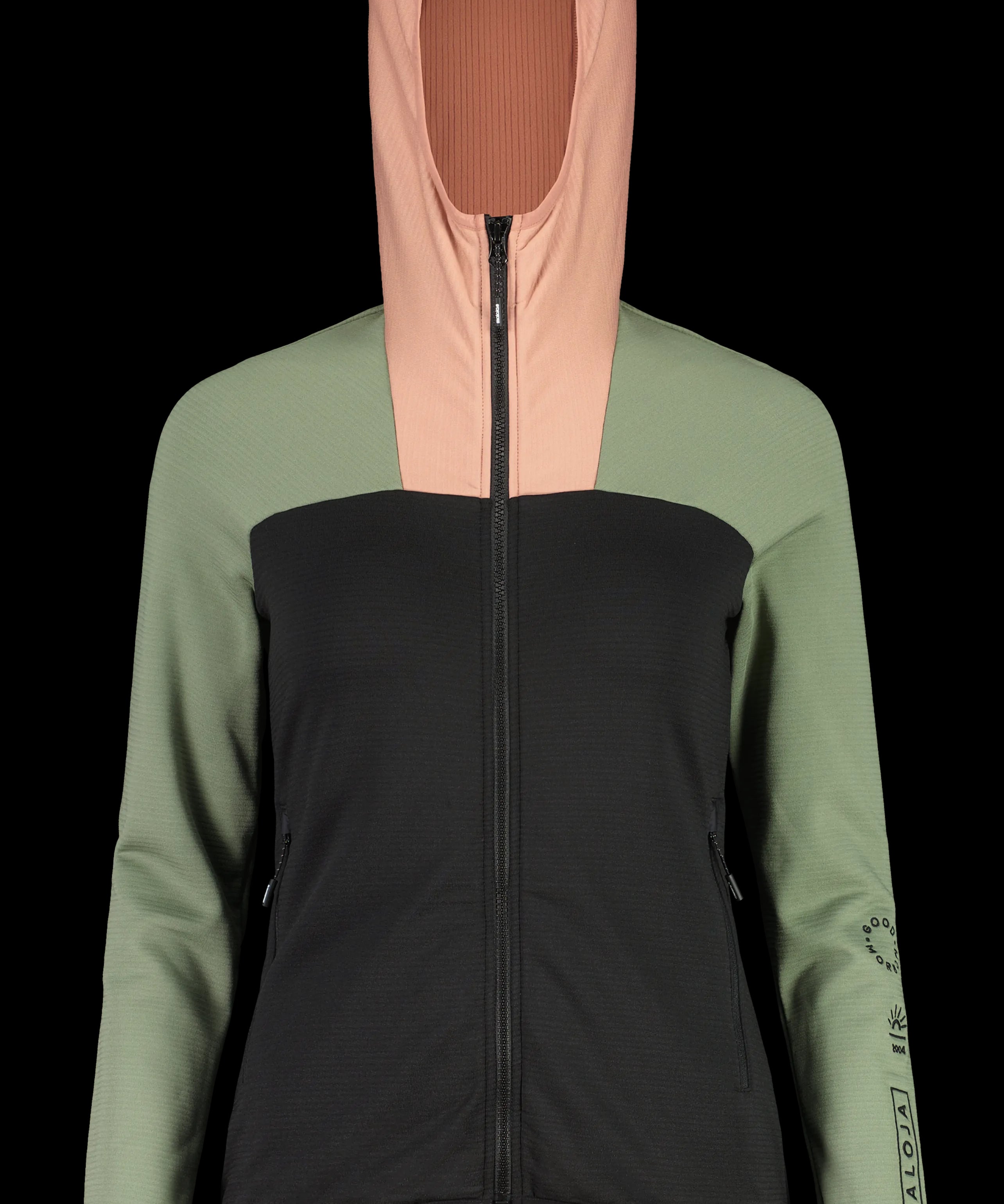 Maloja SunflowerM. Mountain Fleece Jacket WI25 wmn - deep black multi