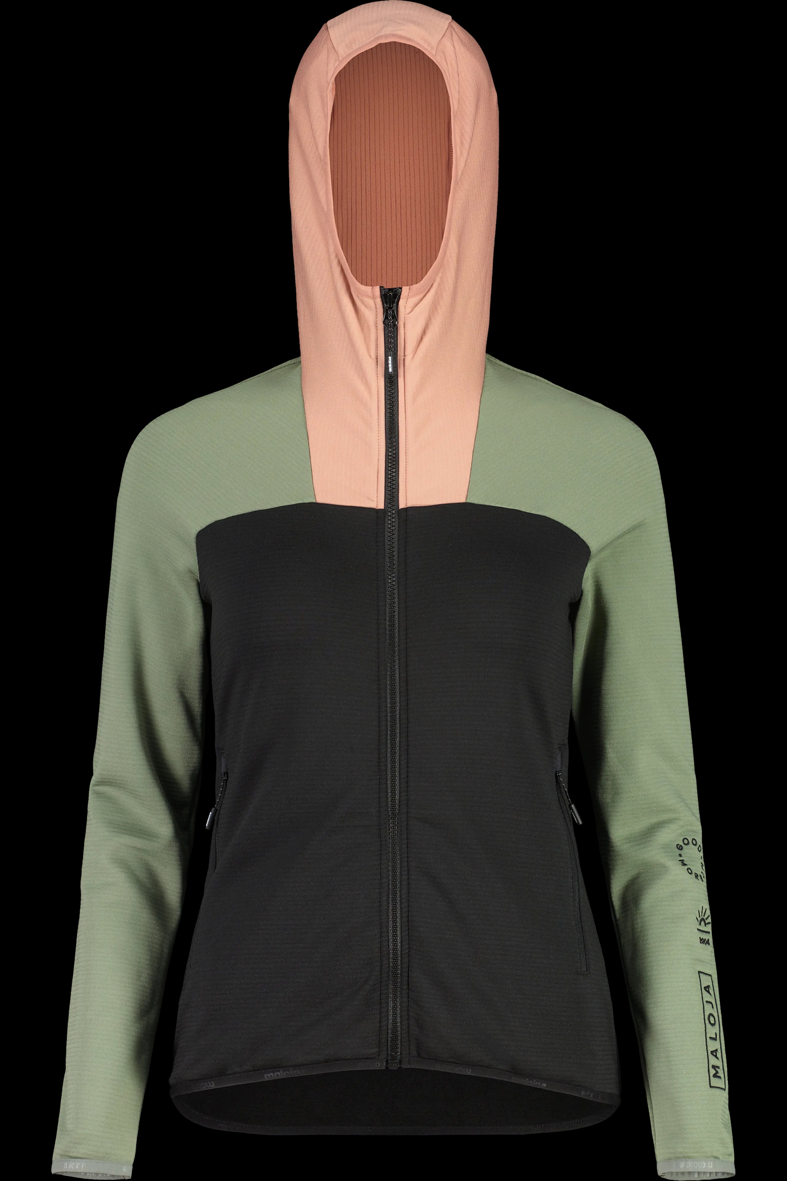 Maloja SunflowerM. Mountain Fleece Jacket WI25 wmn - deep black multi