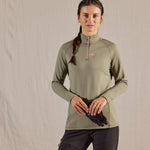 Maloja NaspaeM. Mountain Fleece Shirt wmn WI24 - frosty green
