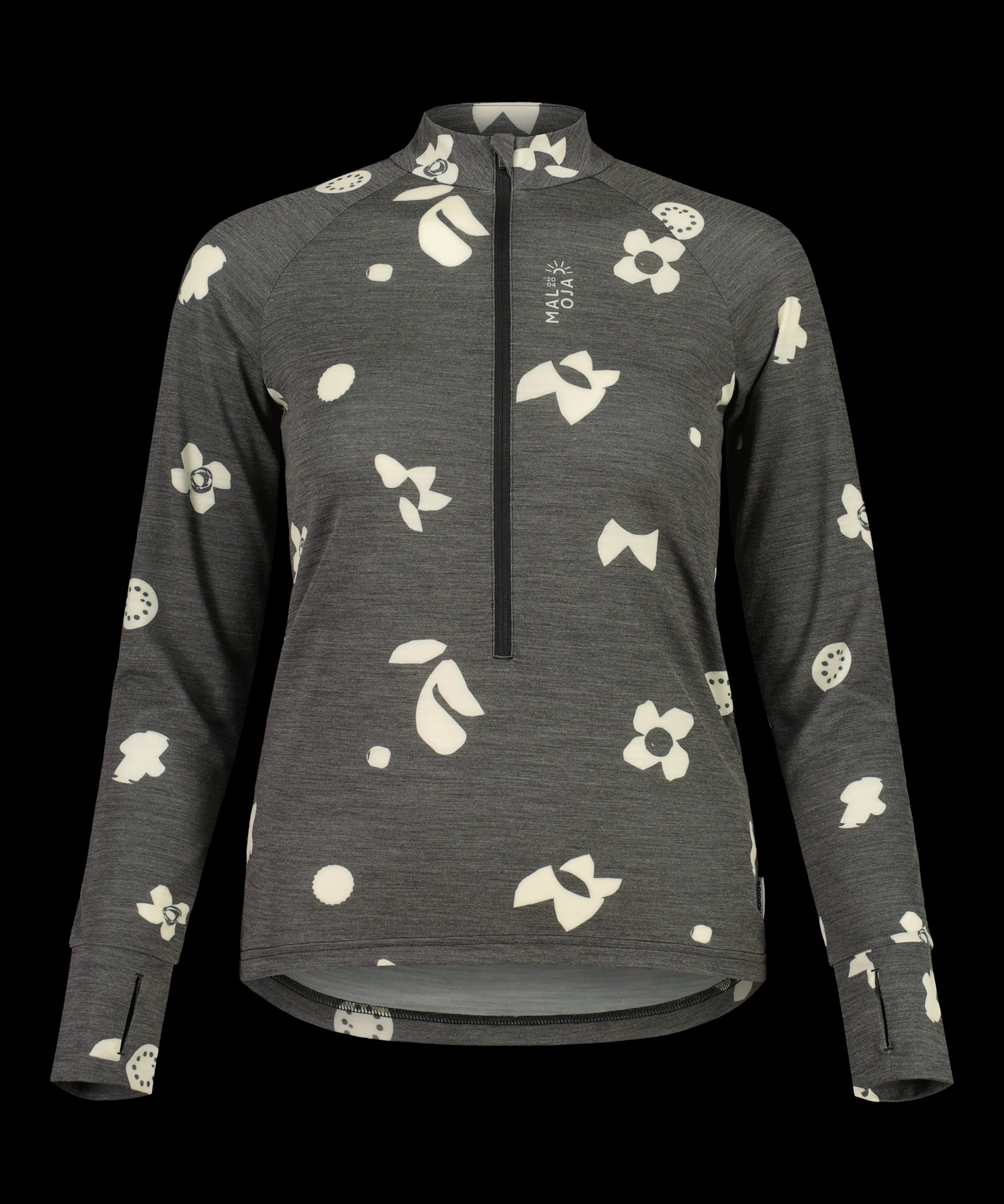 Maloja TraunseeM. Mountain Midlayer Shirt wmn WI24 - deep black sundry