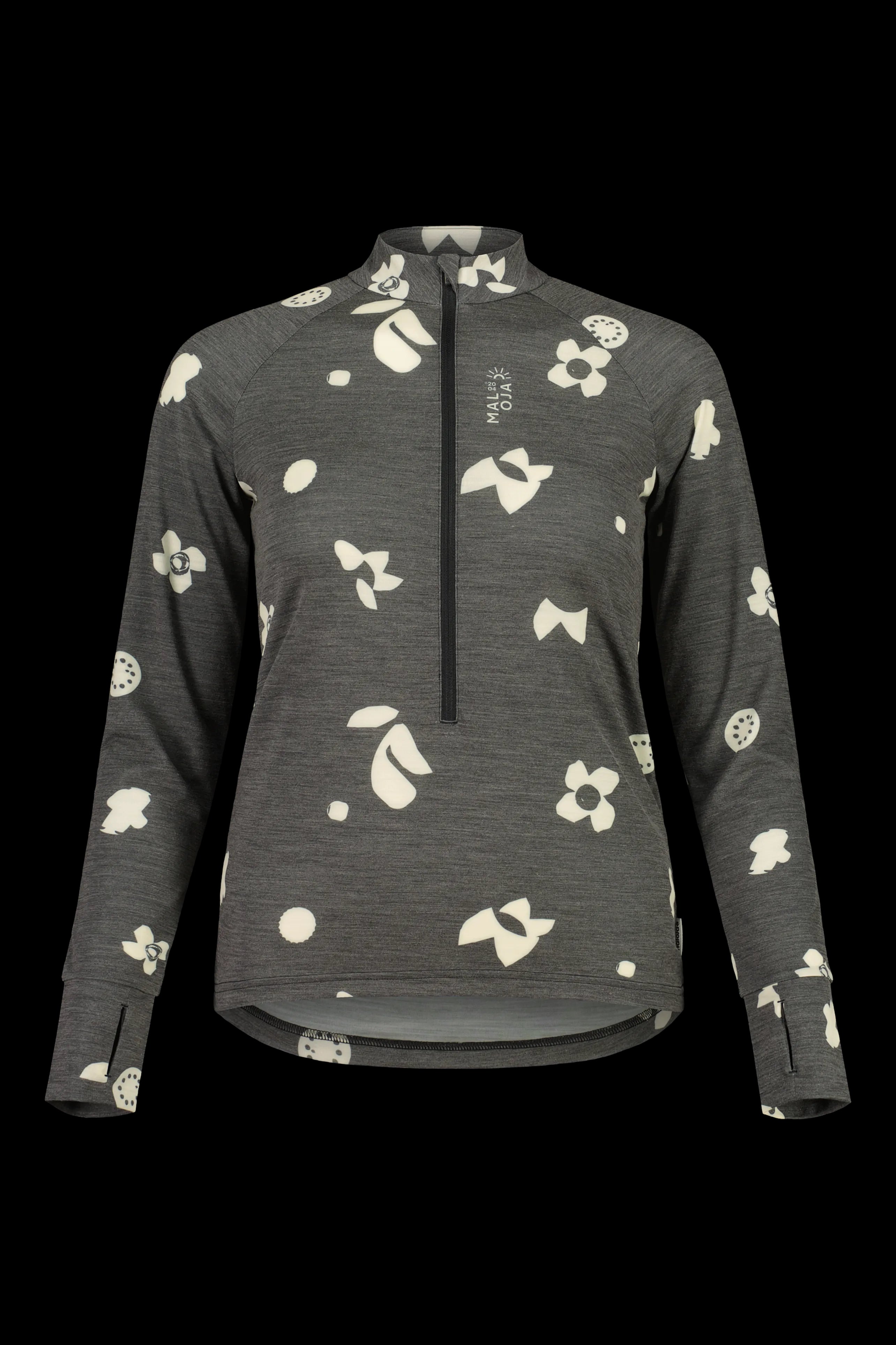 Maloja TraunseeM. Mountain Midlayer Shirt wmn WI24 - deep black sundry