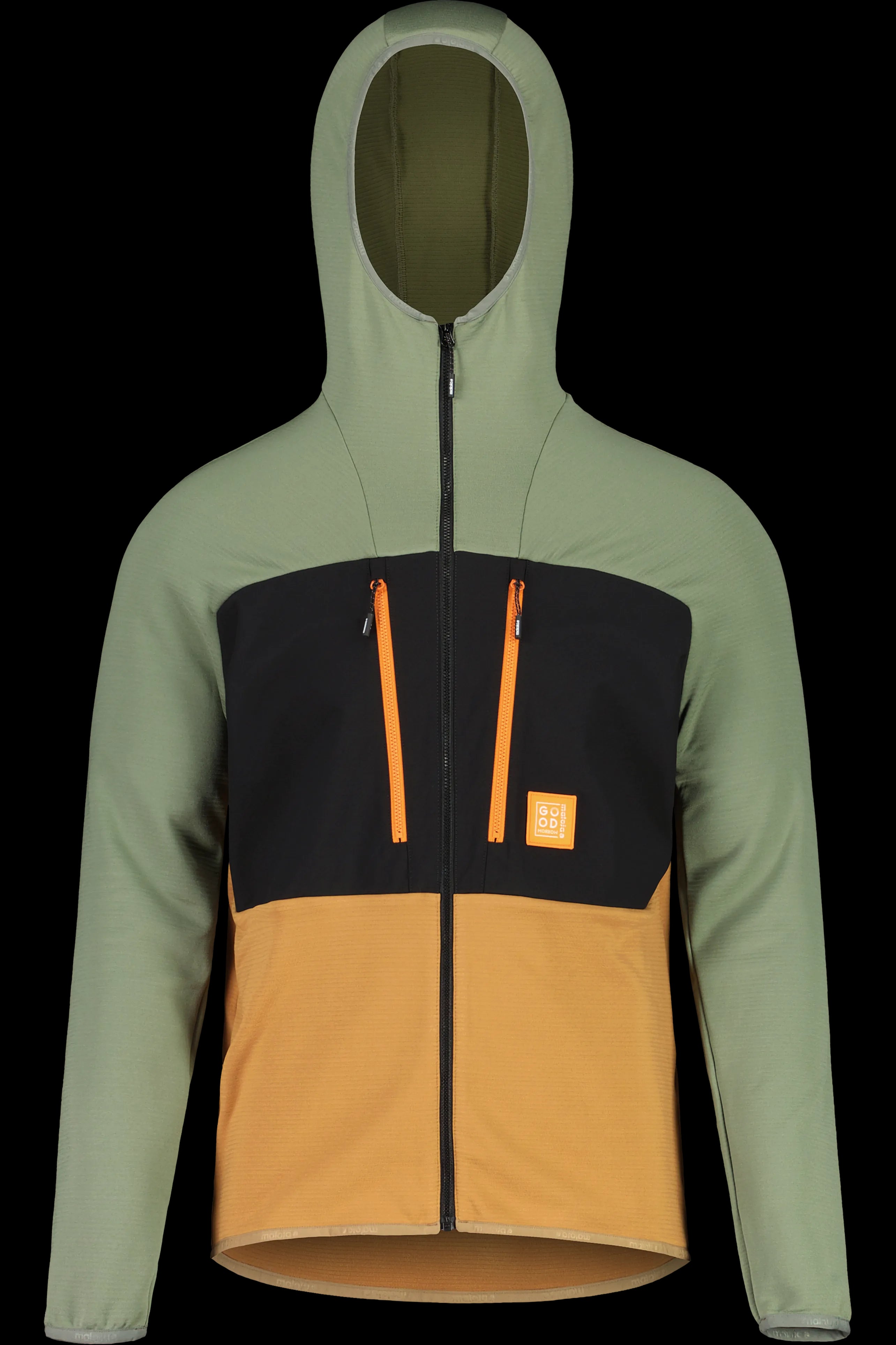 Maloja MoosM. Mountain Fleece Hybrid Jacket WI24 - frosty green multi