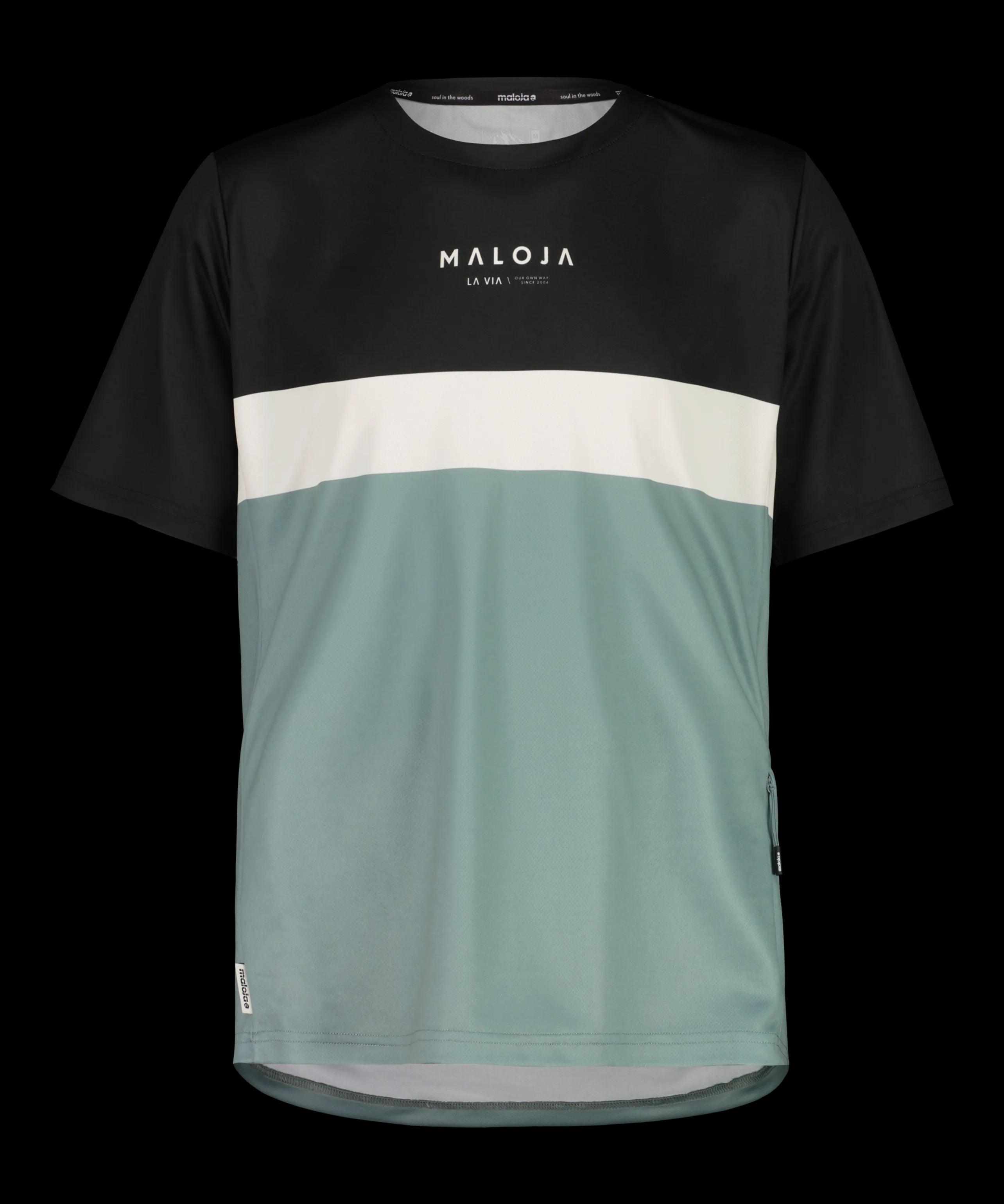 Maloja BarettiM. Bike u. Multisport Shirt sage multi