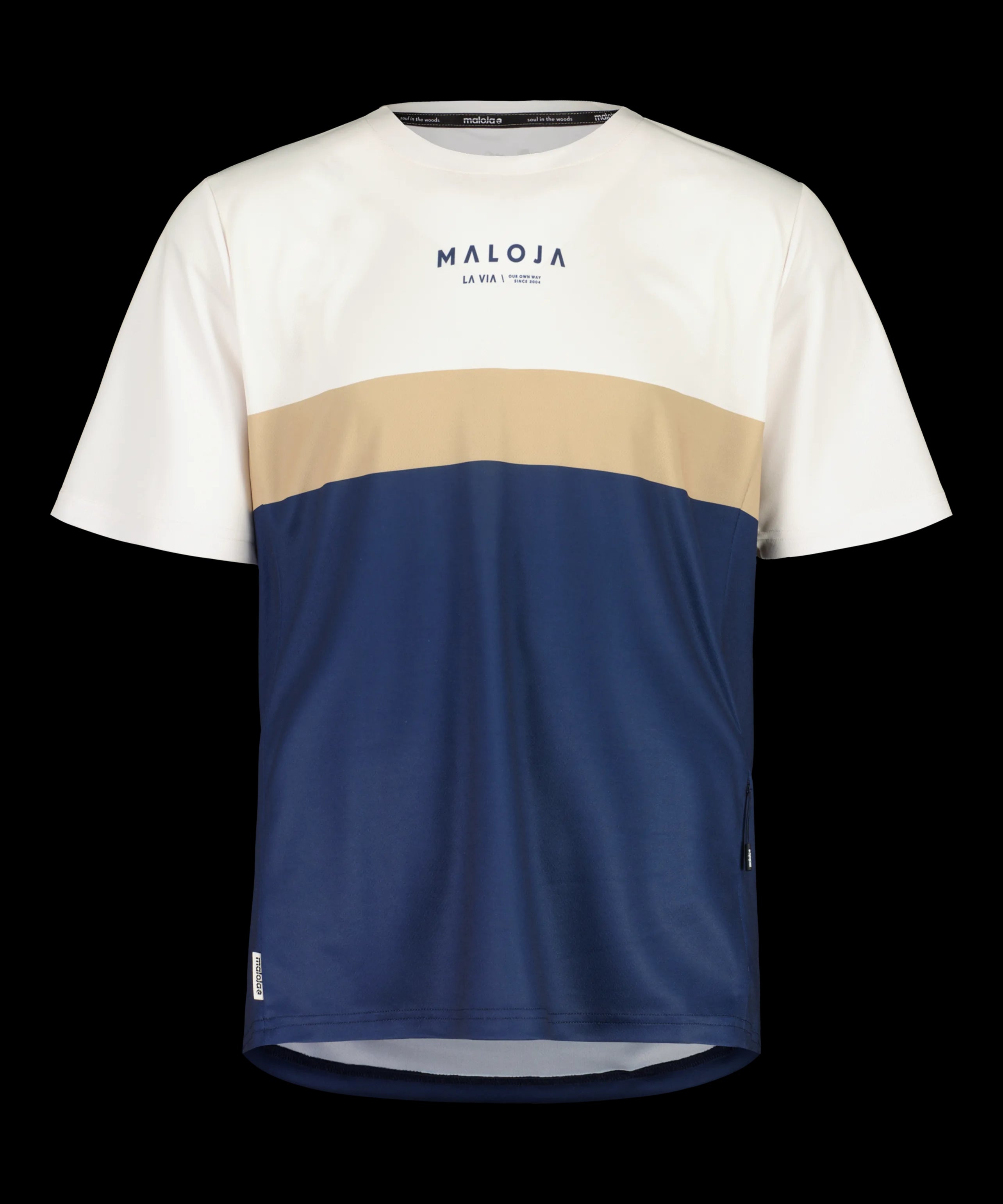 Maloja BarettiM. Bike u. Multisport Shirt night sky multi