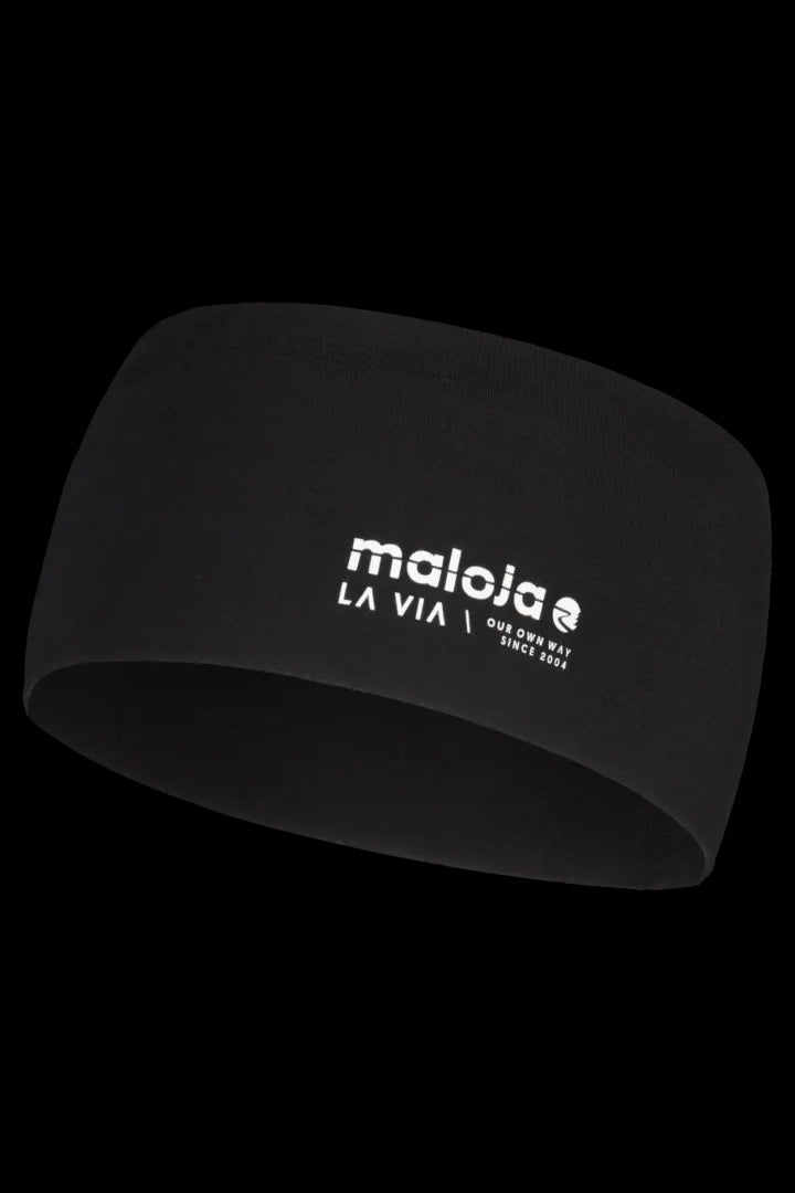 Maloja AmmerseeM Merino-Stirnband deep black