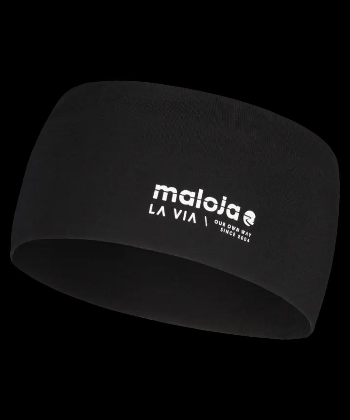 Maloja AmmerseeM Merino-Stirnband deep black