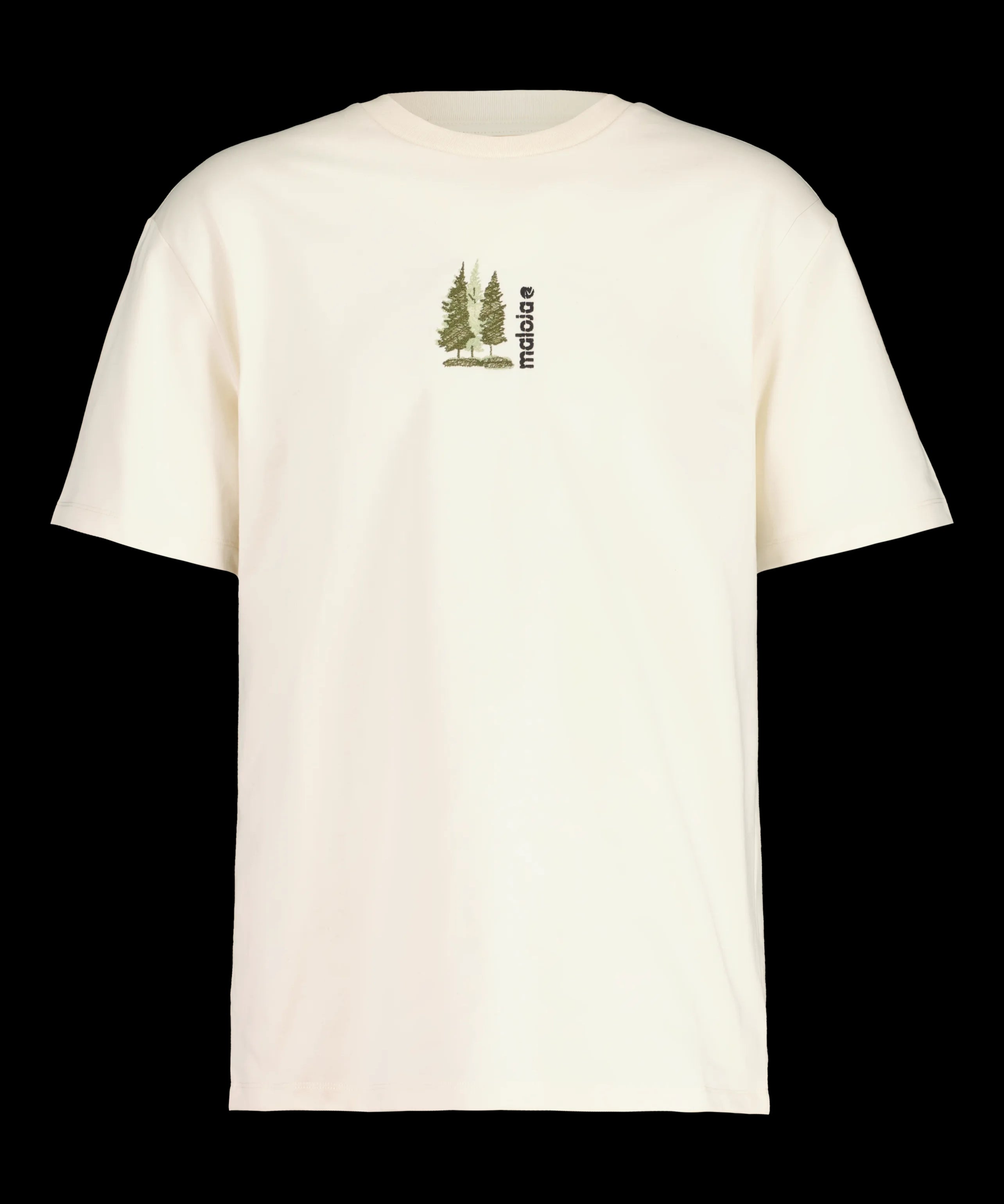 Maloja EdoloM. - Undyed Organic Cotton T-Shirt natural trees