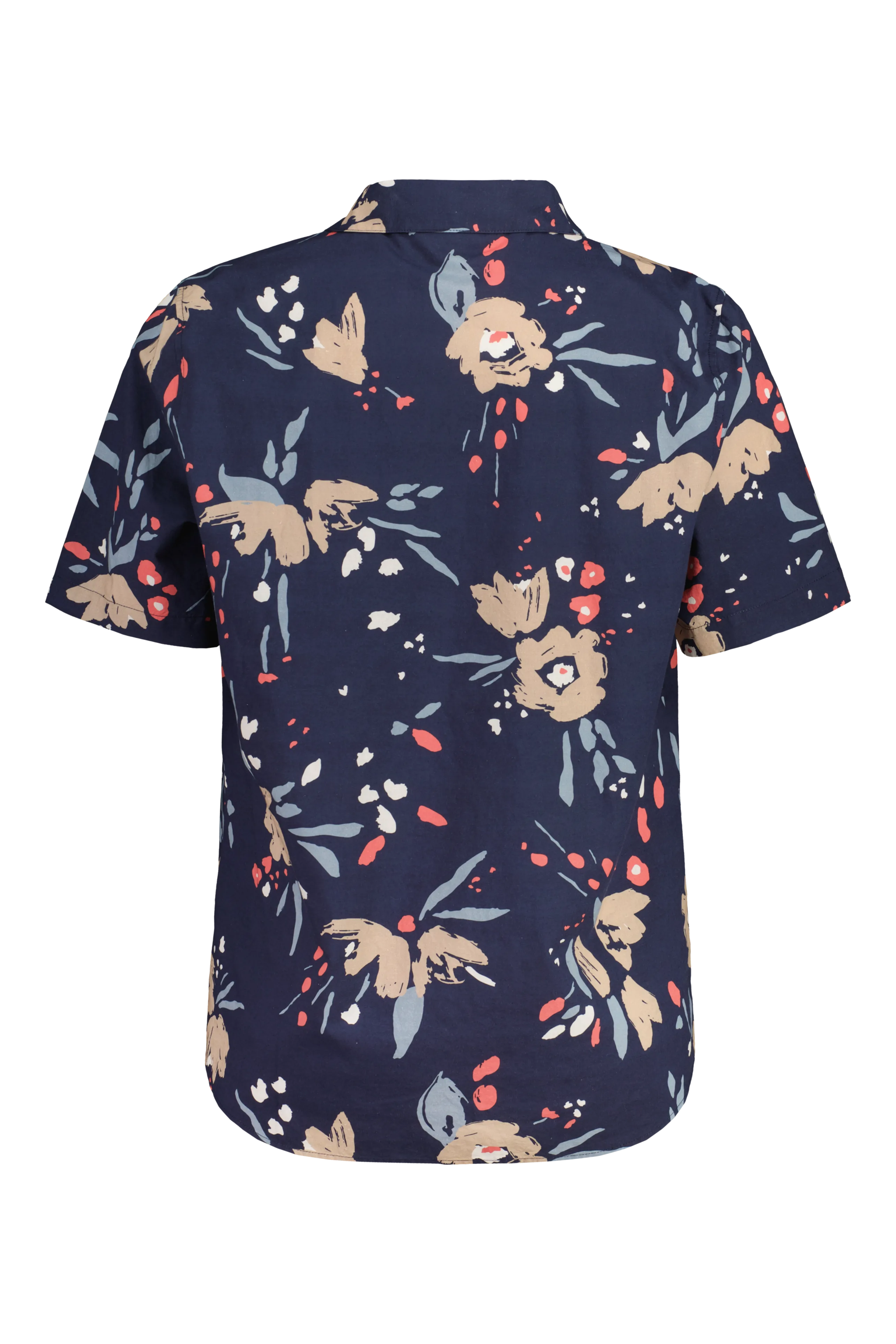 Maloja MutterkarM. Hanf Baumwoll Kurzarm-Hemd night sky brushflo