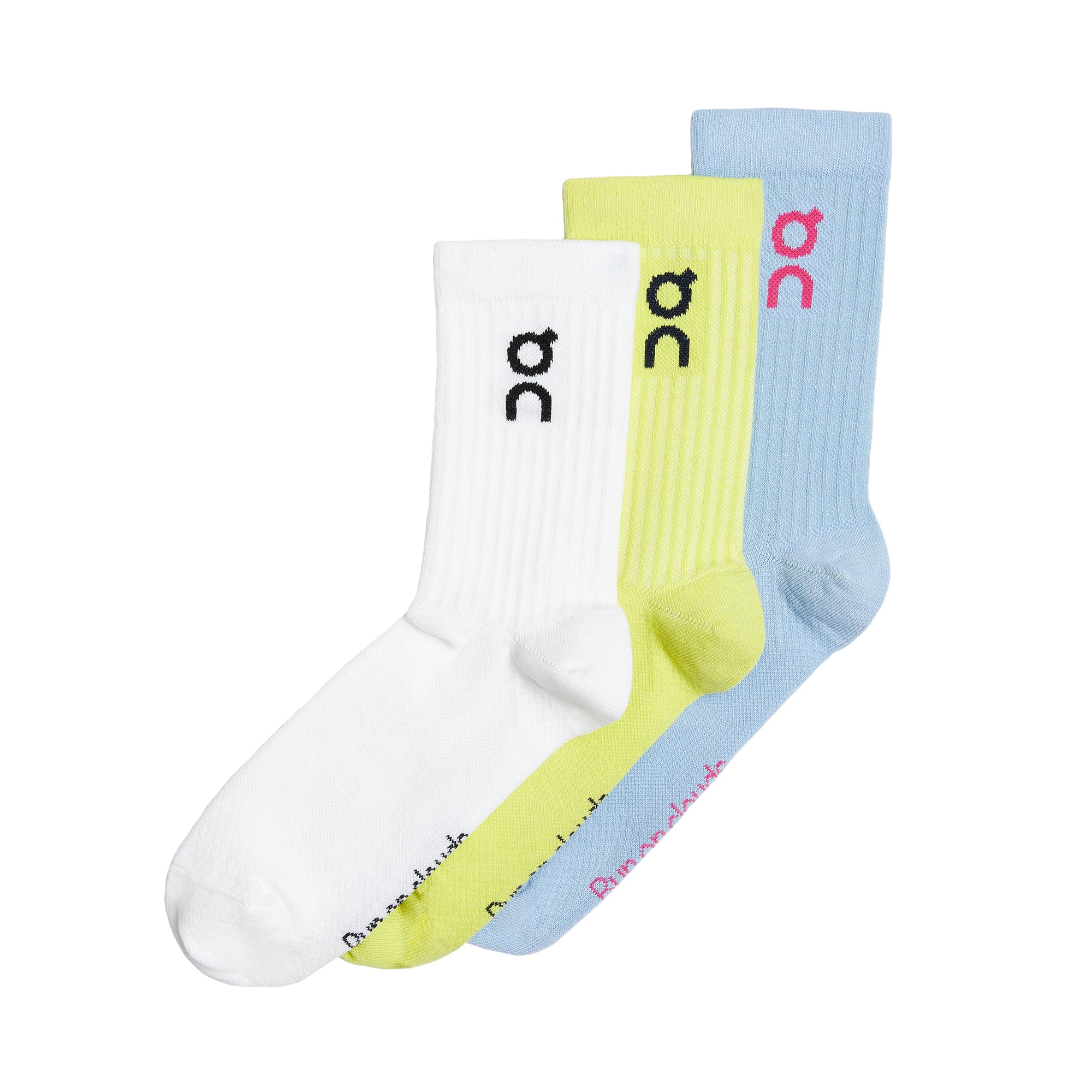 On Logo Sock 3-Pack 1 U zest-stratosphere