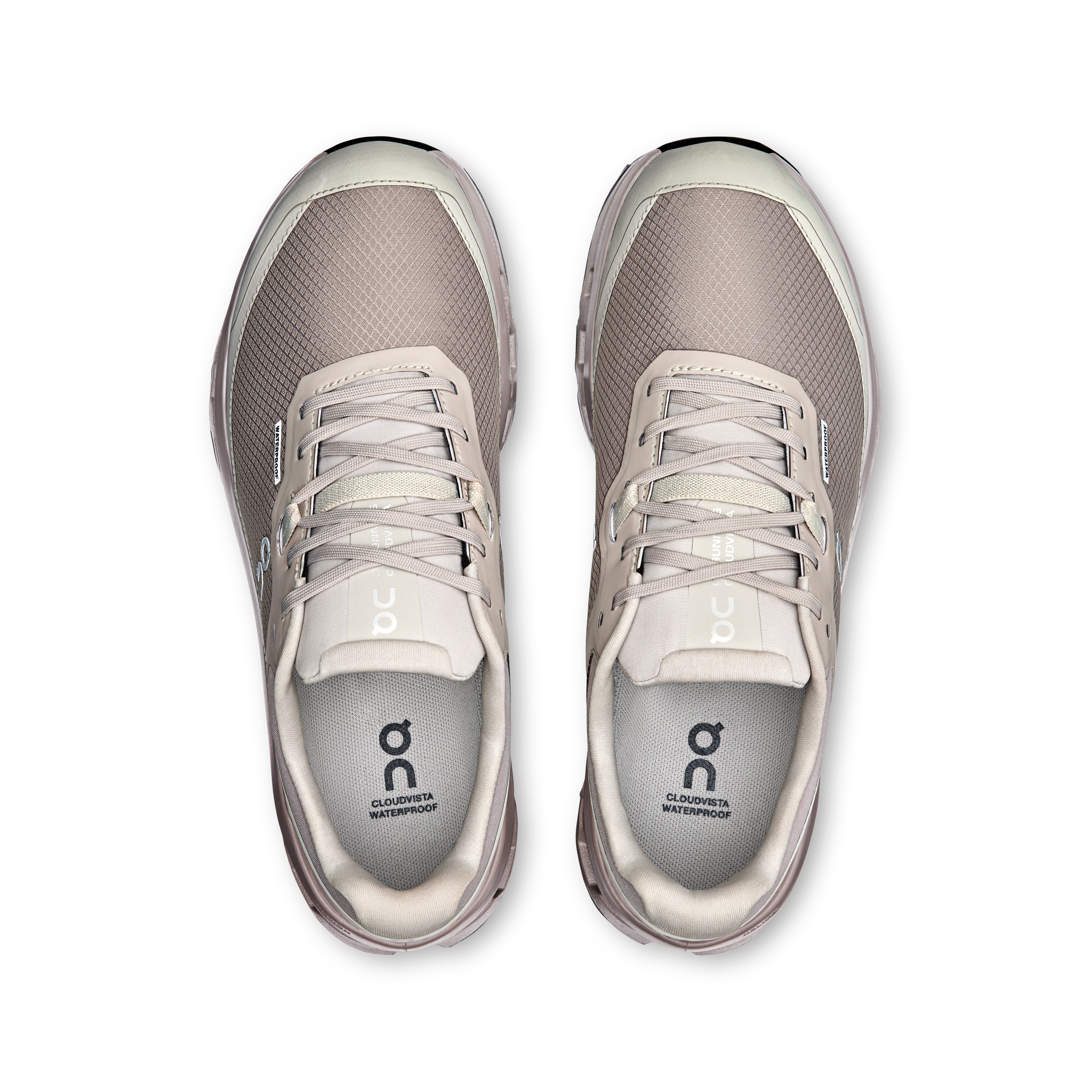 On Cloudvista 2 waterproof wmn fog-cinder