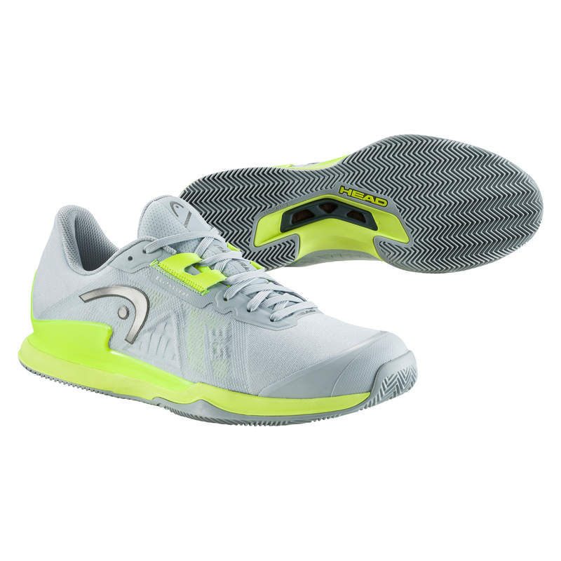 Head Sprint Pro 3.5 Clay grey-yellow