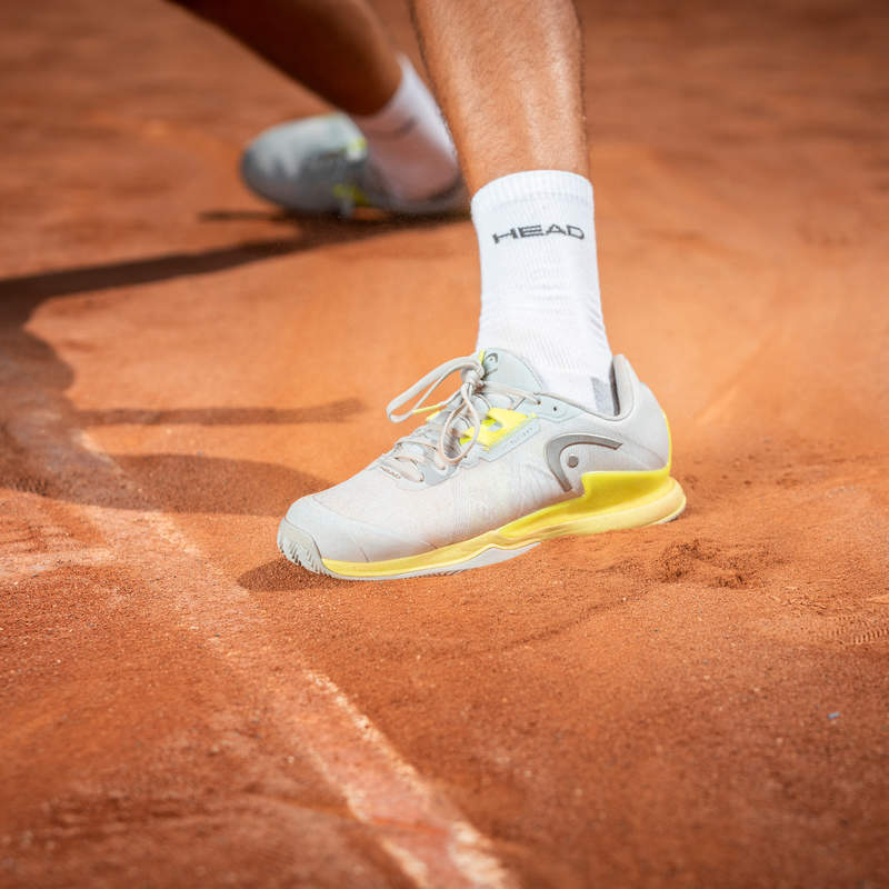 Head Sprint Pro 3.5 Clay grey-yellow