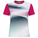 Head PERFORMANCE T-Shirt wmn-mulberry print perf