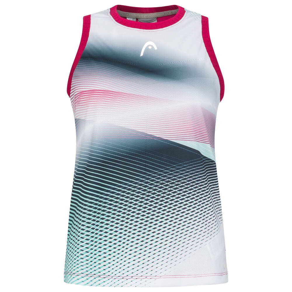 Head PERFORMANCE Tank Top wmn-mulberry print perf