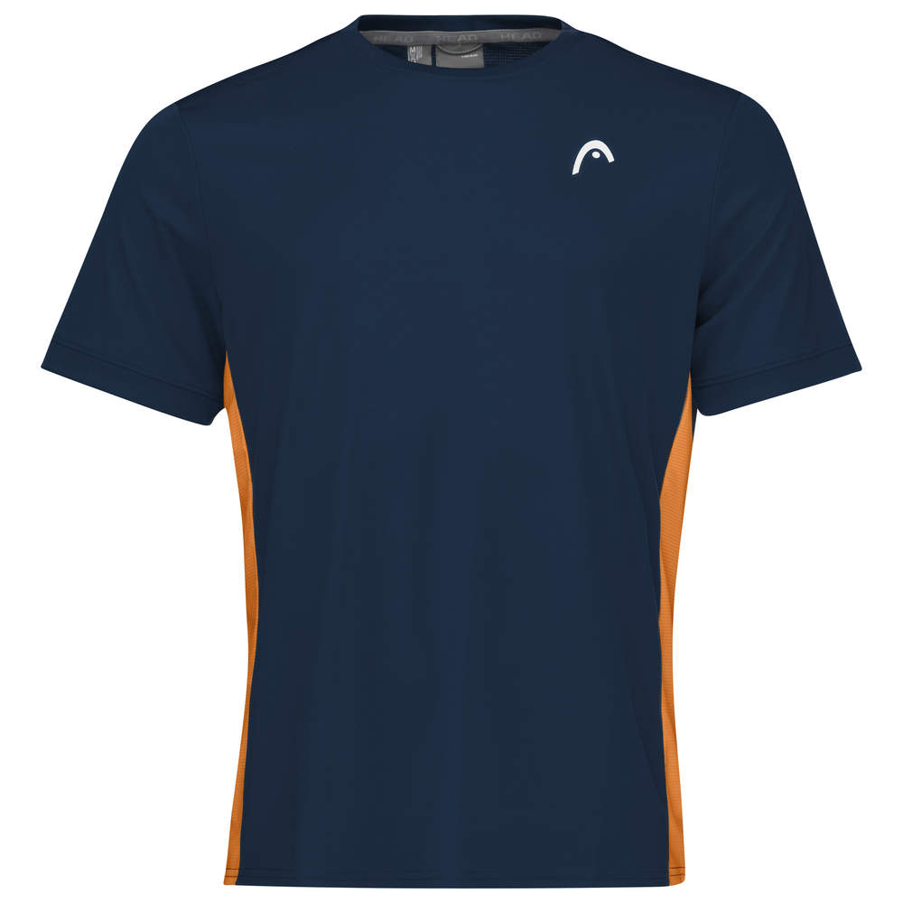Head Slice T-Shirt darkblue/leaves orange
