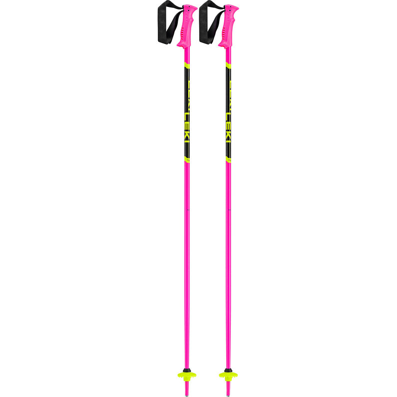 Leki Racing Kids Skistöcke neonpink-black-yellow