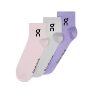 On Logo Sock Mid 3P Unisex