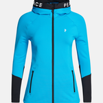 Peak Performance Rider Zip Hood wmn scuba blue-black