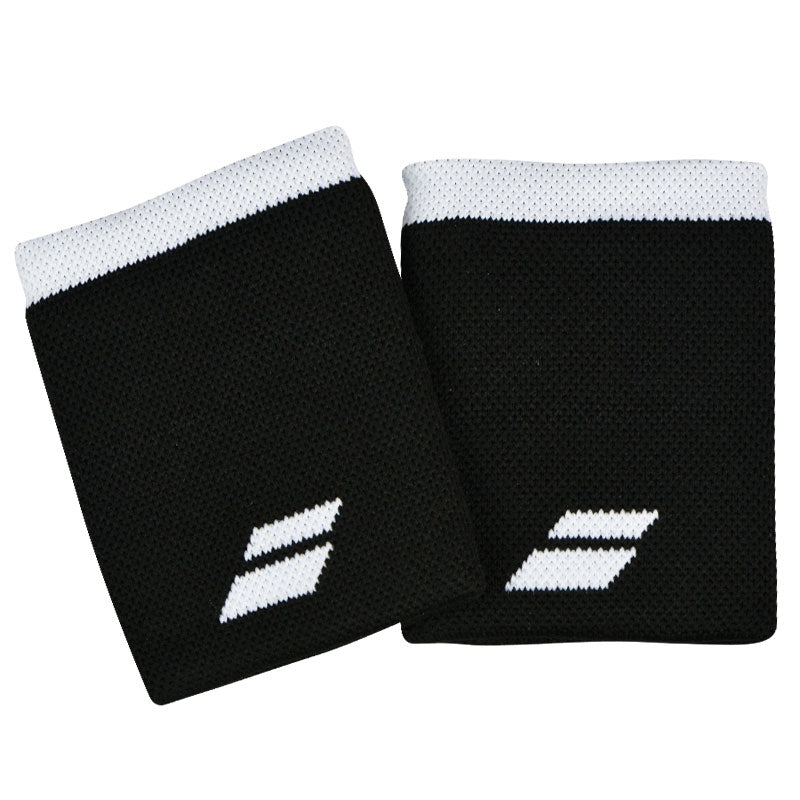 Babolat Logo Jumbo Wristband black/white