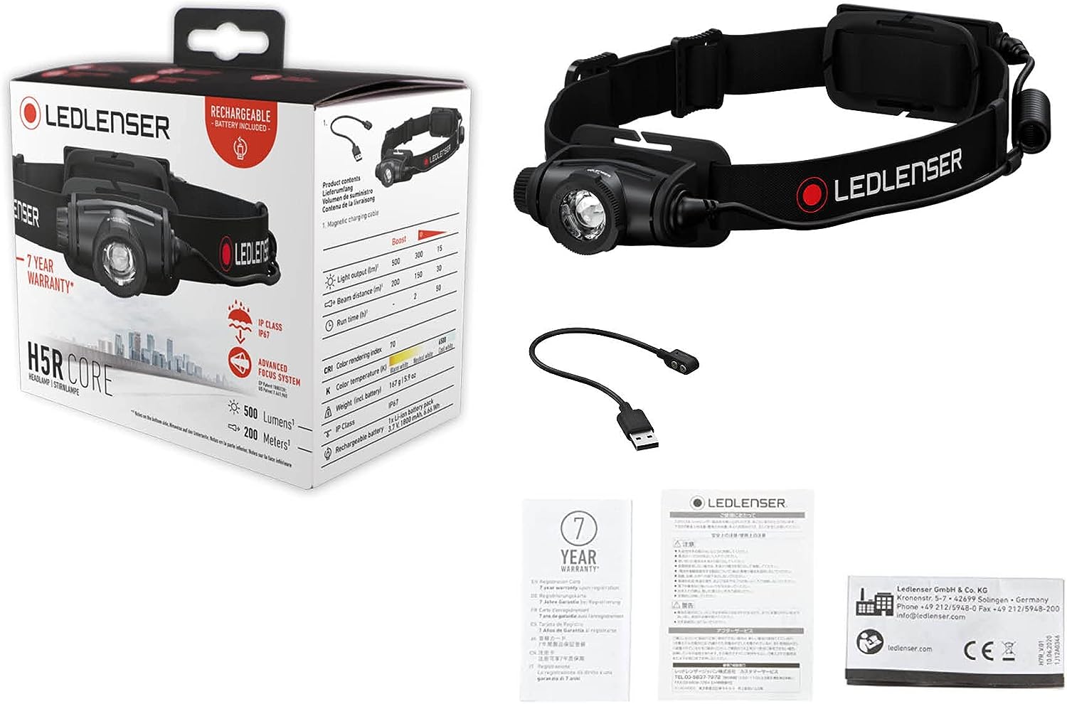 Ledlenser Stirnlampe H5R Core