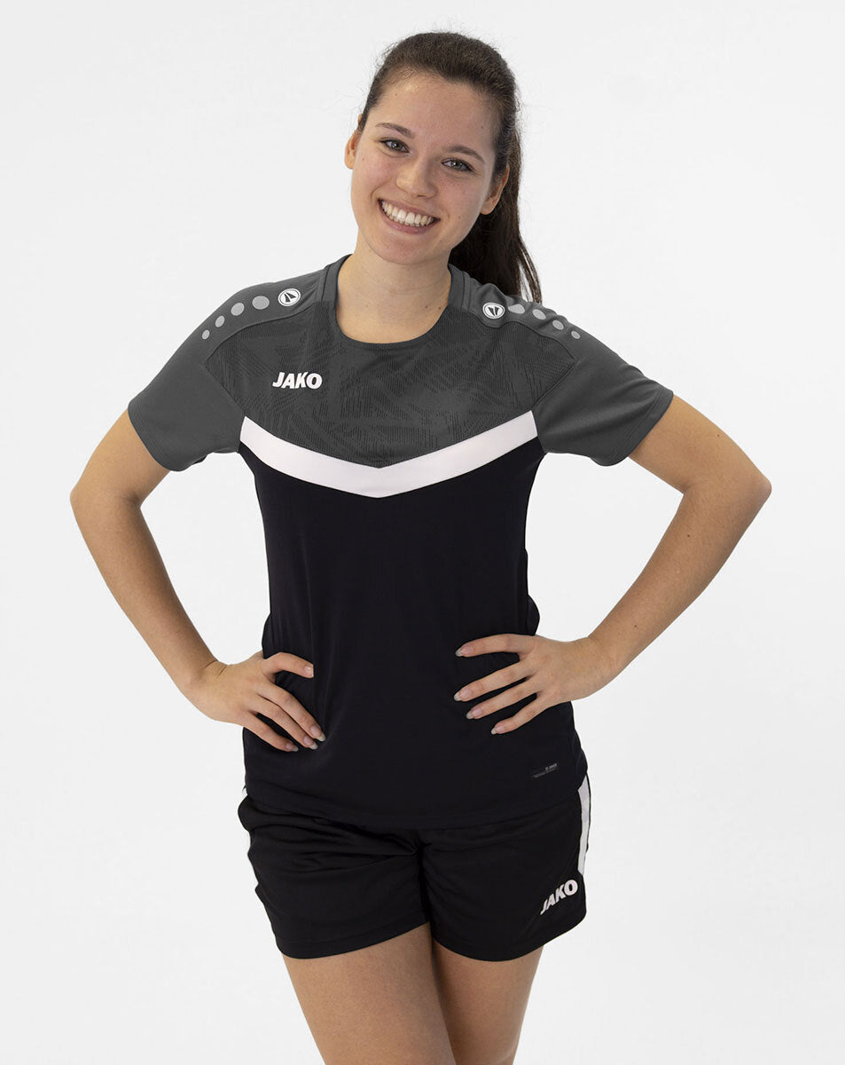 Jako T-Shirt Iconic schwarz anthrazit