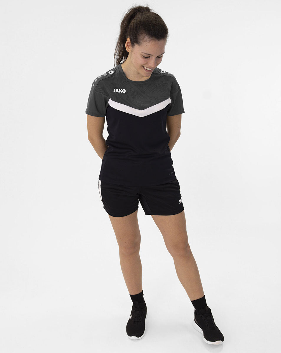 Jako T-Shirt Iconic schwarz anthrazit