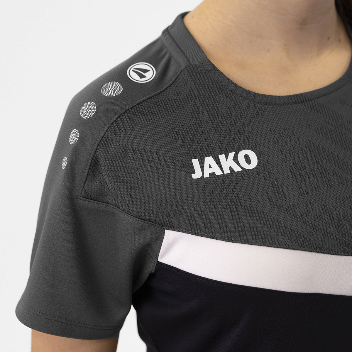 Jako T-Shirt Iconic schwarz anthrazit