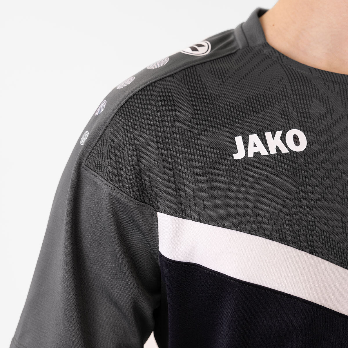 Jako T-Shirt Iconic schwarz anthrazit