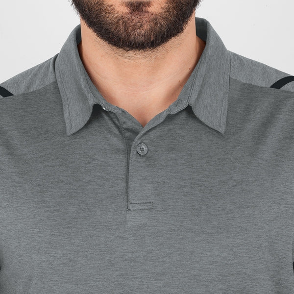 Jako Polo Challenge steingrau meliert/schwarz