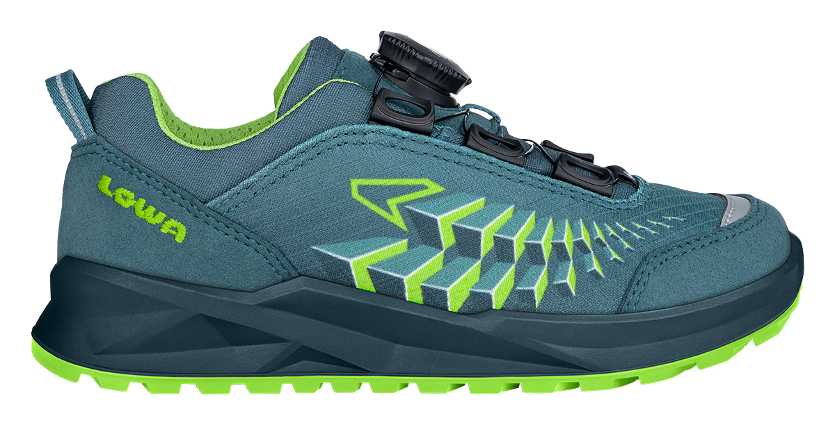 Lowa Ferrox GTX LO Junior petrol-limone