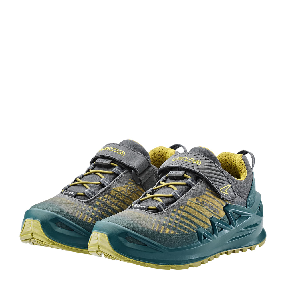 Lowa Merger GTX LO VC JR petrol/senf