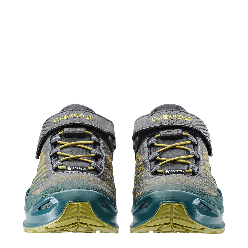 Lowa Merger GTX LO VC JR petrol/senf