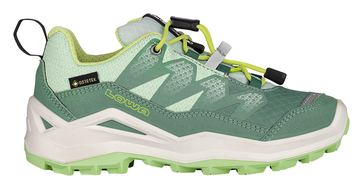 Lowa Maddox PRO GTX LO jr. rauchgrün-mintgrün
