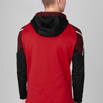 Jako Kapuzensweat Performance rot schwarz