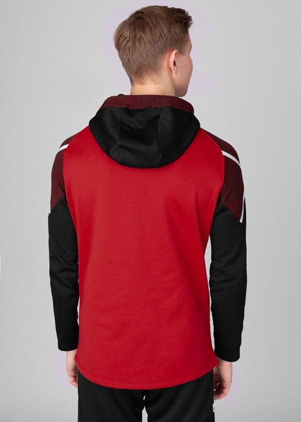 Jako Kapuzensweat Performance rot schwarz