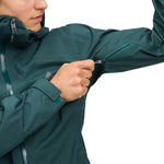 Black Diamond Fineline Rain Stretch Shell - deep woods wmn