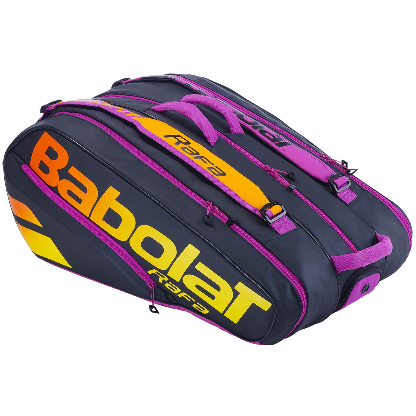 Babolat RH12 Pure Aero Rafa Schlägertasche schwarz orange violett