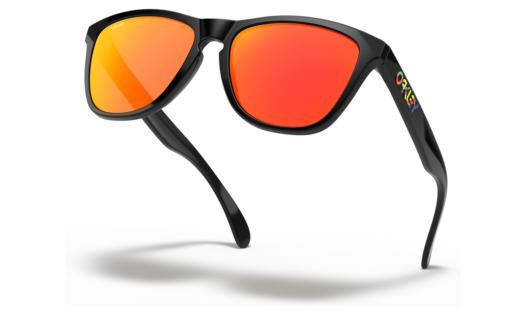 Oakley Frogskins polished black prizm ruby Valentino