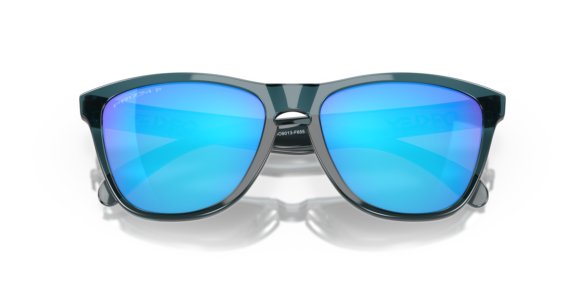Oakley Frogskins crystal black-prizm sapphire irid polar