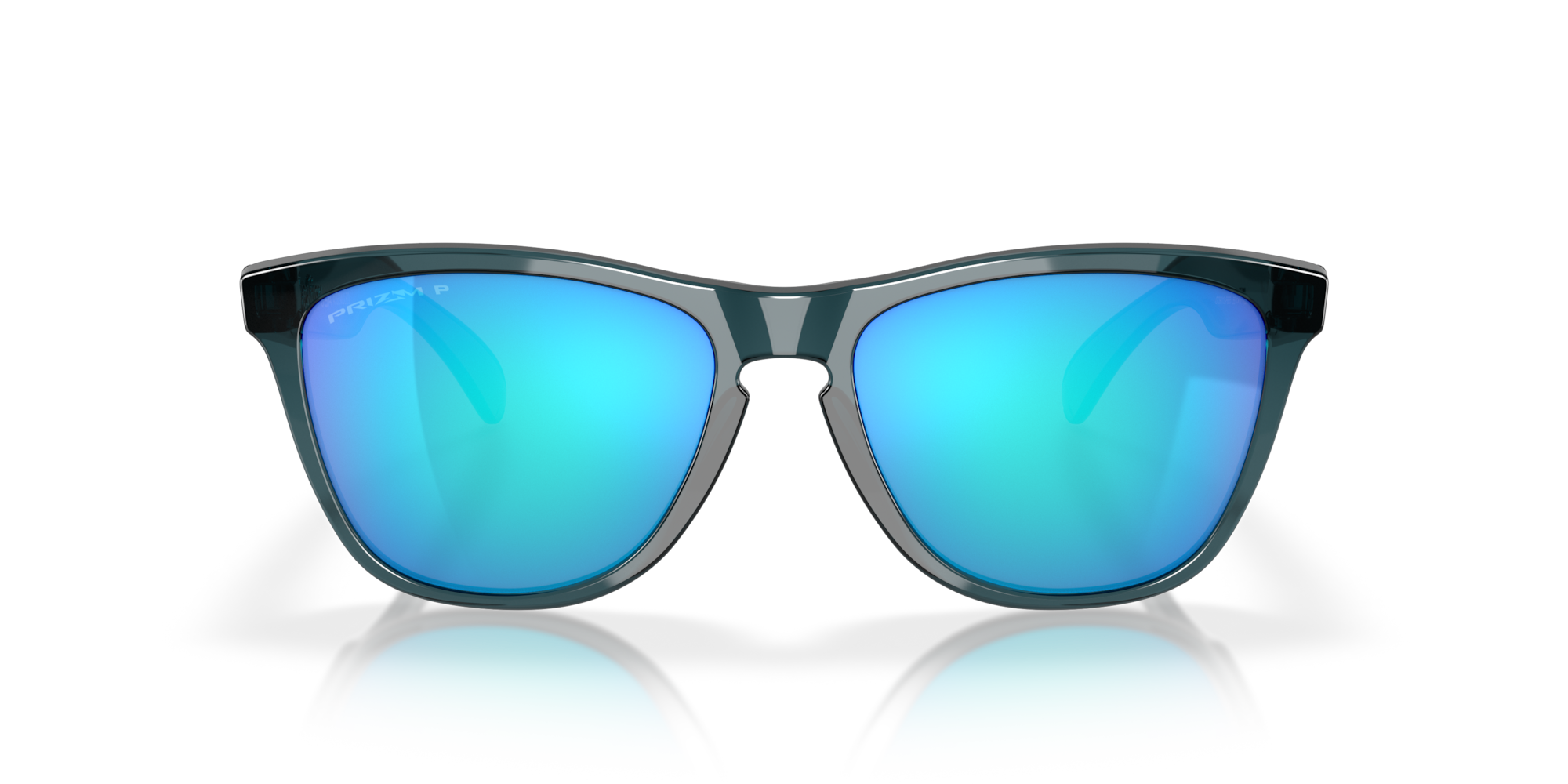 Oakley Frogskins crystal black-prizm sapphire irid polar