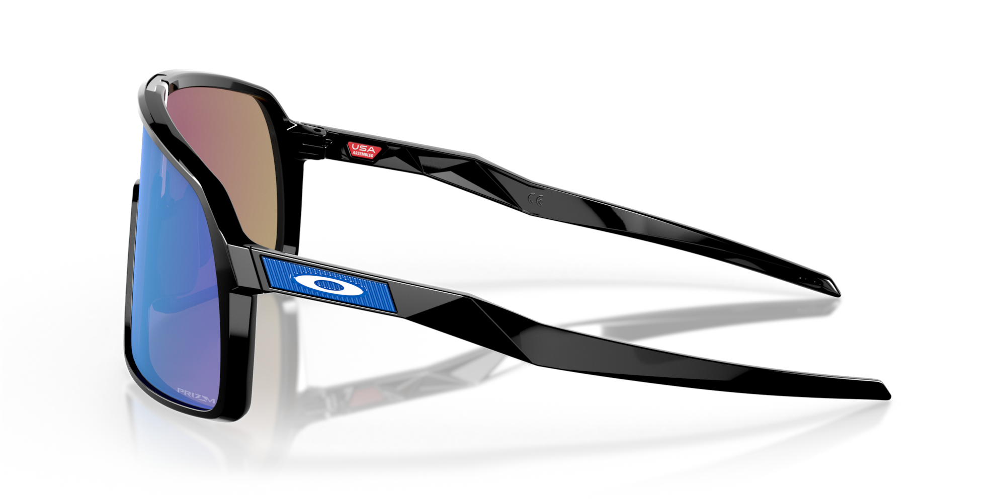 Oakley Sutro polished black-prizm sapphire