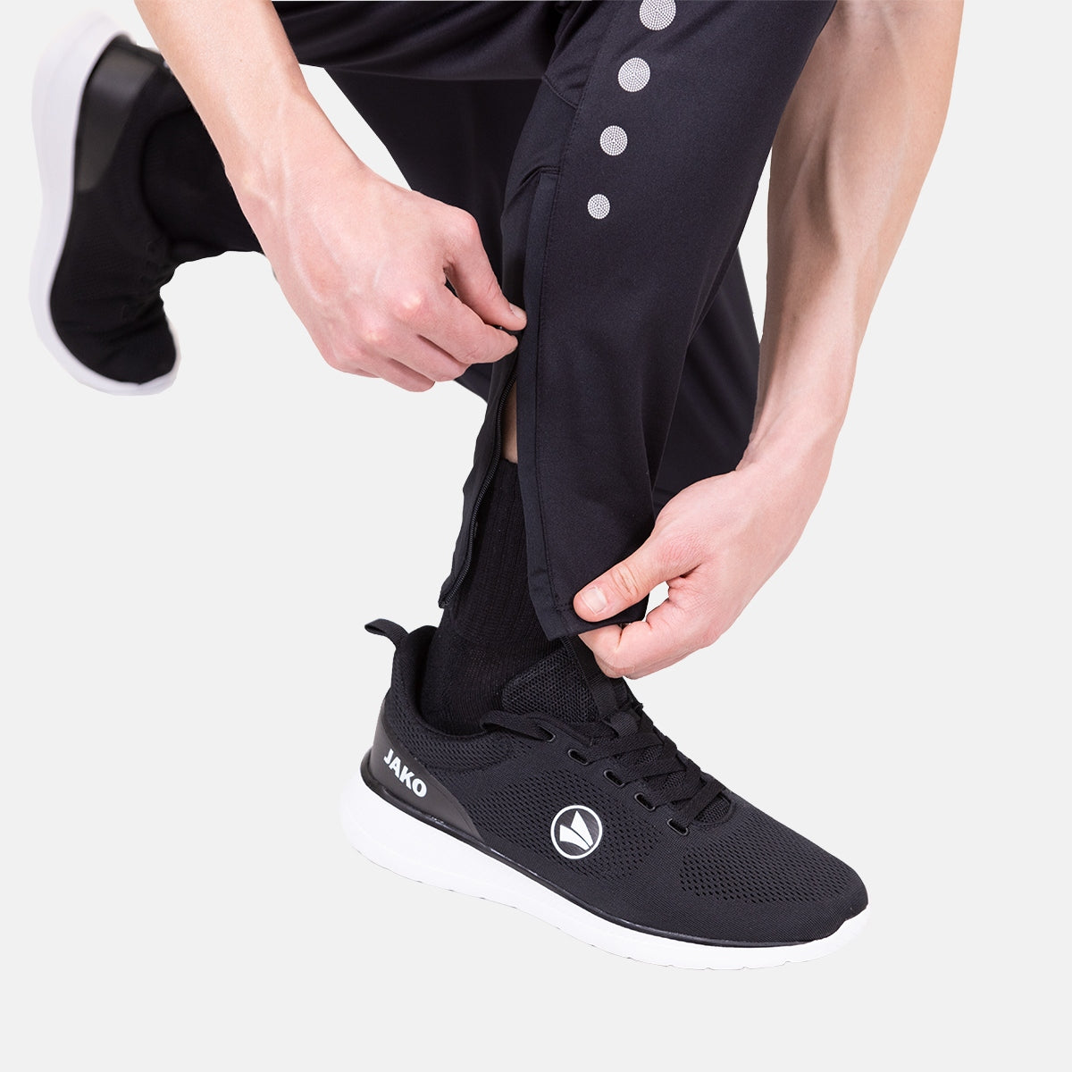Jako Trainingshose Power schwarz weiß