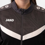 Jako Polyesterjacke Iconic schwarz anthrazit