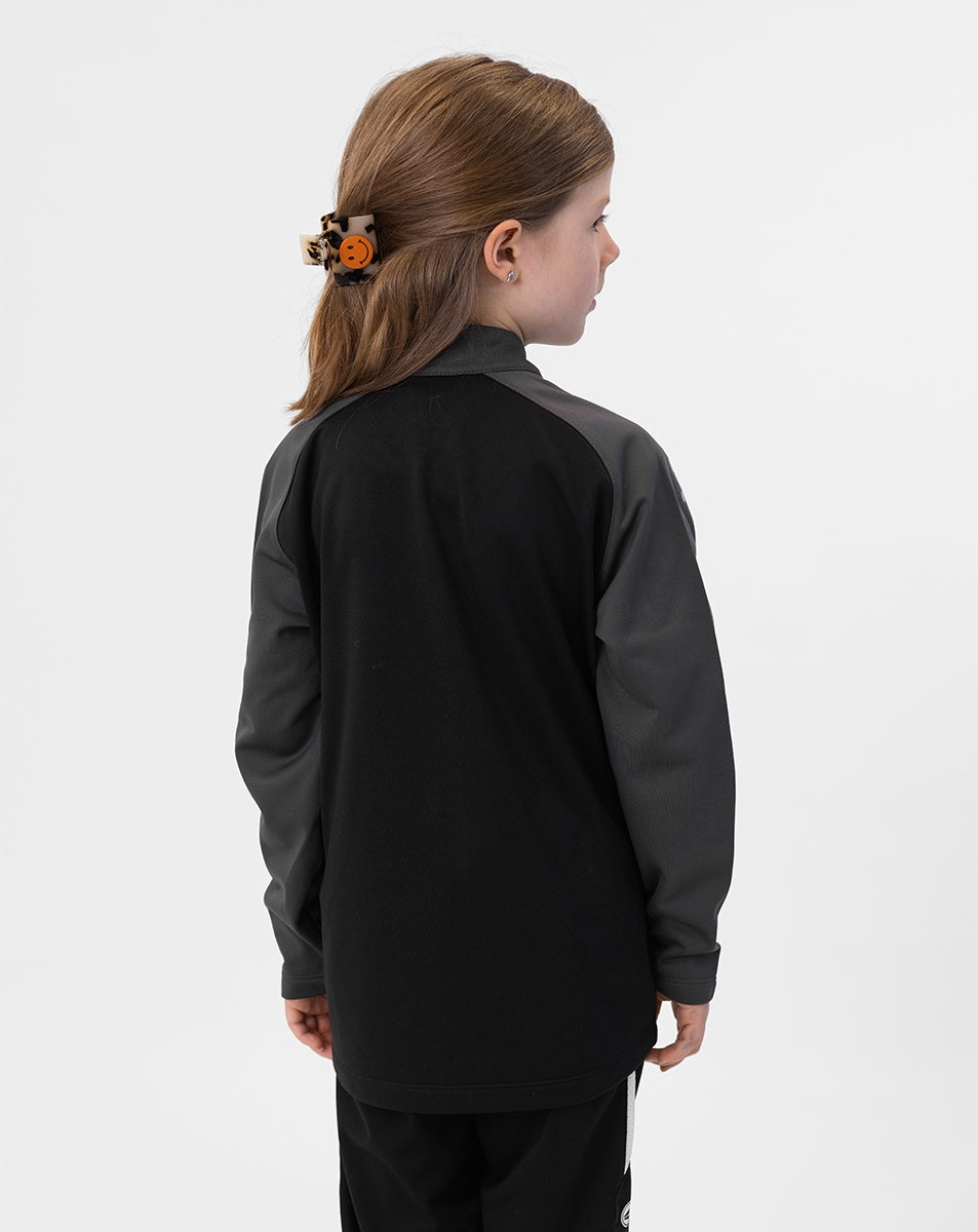 Jako Polyesterjacke Iconic schwarz anthrazit