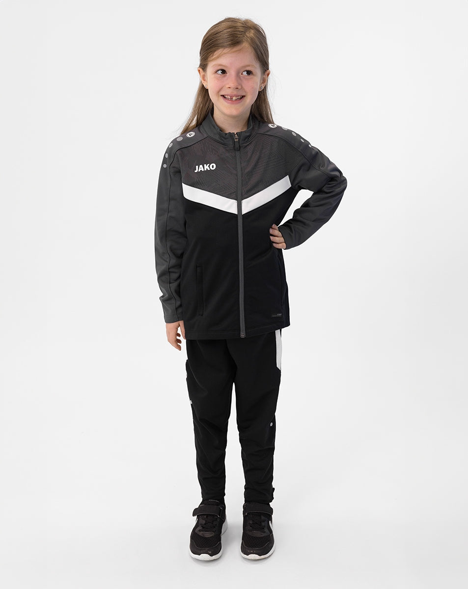 Jako Polyesterjacke Iconic schwarz anthrazit